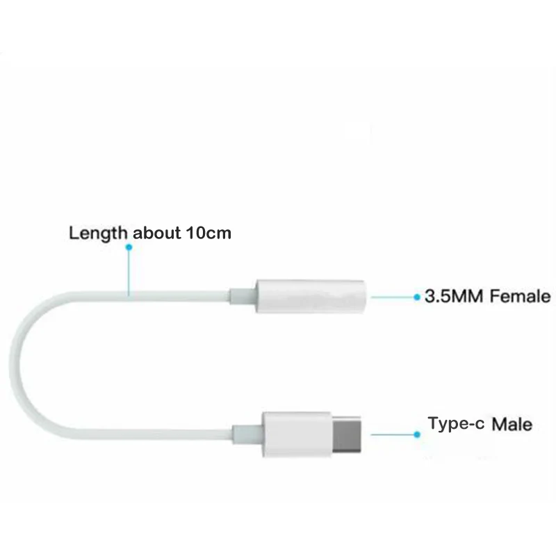 Тип C до 3,5 мм наушники/разъем для наушников адаптер Музыка/звонки для huawei P20 P20 Pro mate 10 Pro 20 Xiaomi 6 6x музыкальный конвертер
