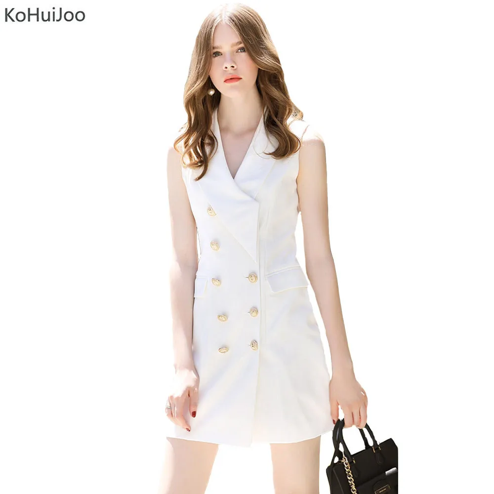 KoHuiJoo New Year High Fashion Blazer Dress Women Sexy