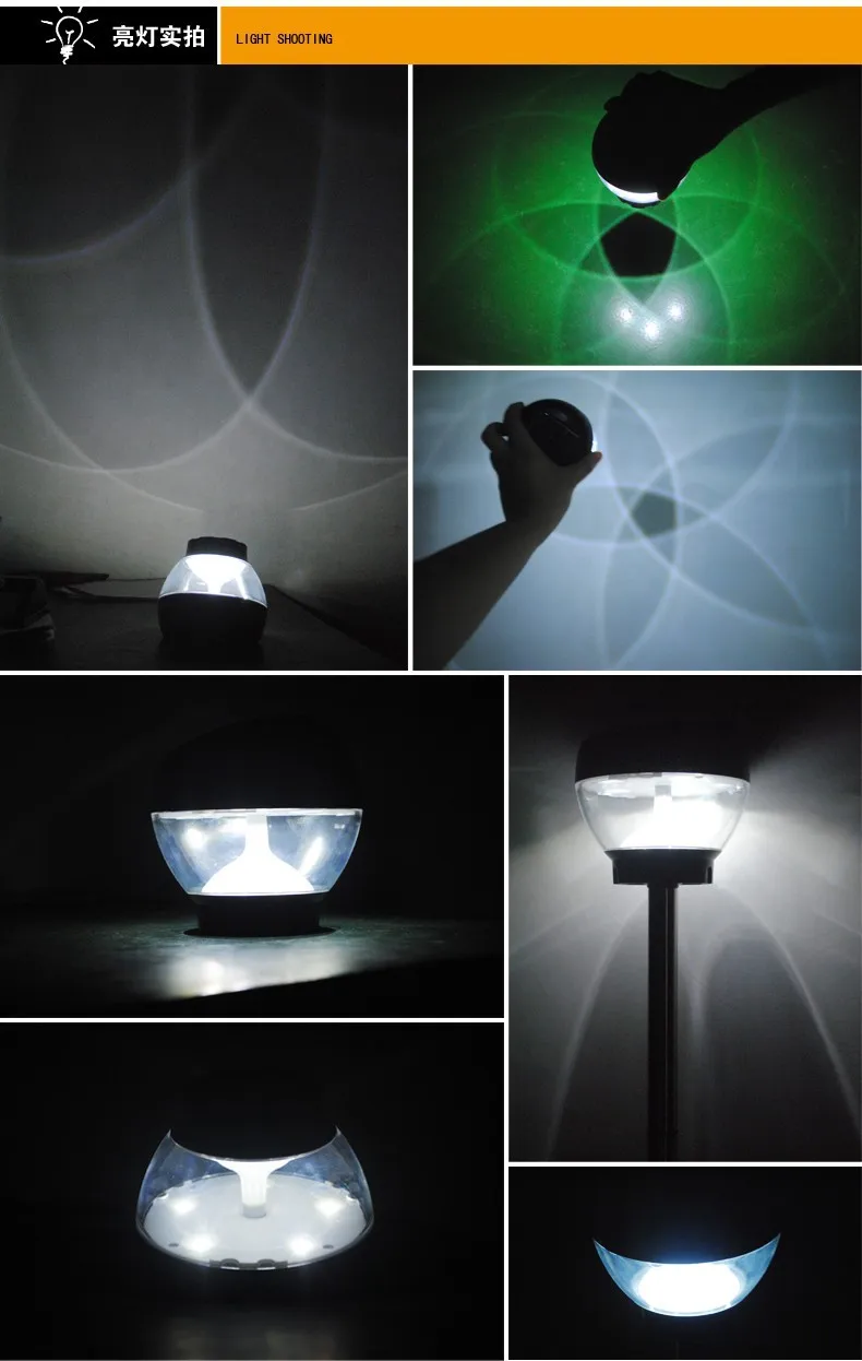 Repelente de Mosquitos Lâmpada do Gramado ao ar Luzes do Jardim da Lâmpada de Mesa as Luzes Solares Levou Lâmpada Solar Livre 9 As luzes solares levou lâmpada repelente de