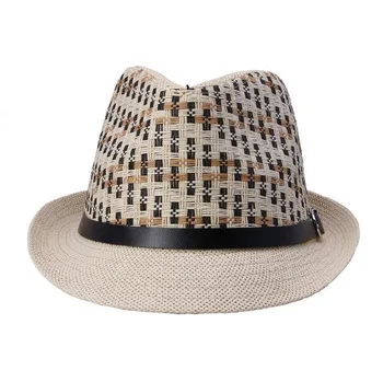 4 цвета Фирменная Новинка Мода Для мужчин/Для женщин Лето Солома Beach Sun Hat шапки fedoras hat