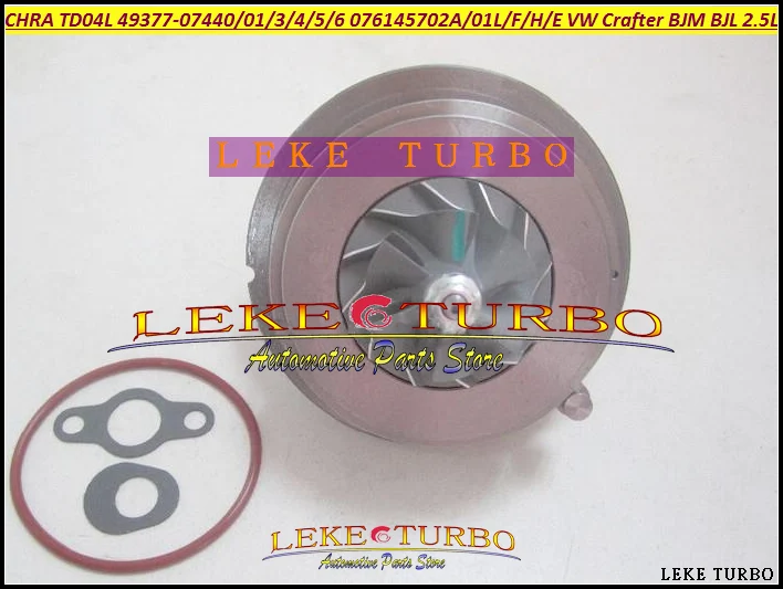 TD04L 49377-07440 49377-07401 076145702A 076145701L Turbo  CHRA Turbocharger For VW Crafter 2006- BJM BJL R5 2.5L TDI LT3 Euro4 2.5L (4)