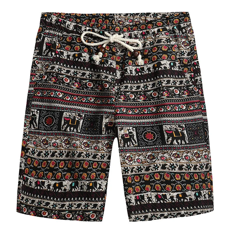 M 5XL Fashion Mens Summer Bermuda Shorts Cotton Male Praia Beach Short