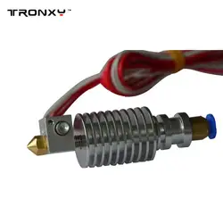 Tronxy 3D части принтера 0,4 мм E3D hotend P802E 3d принтер экструдер 1,75 мм с NTC 100 к термистор 12 В 40 Вт нагревательной трубки prusai3