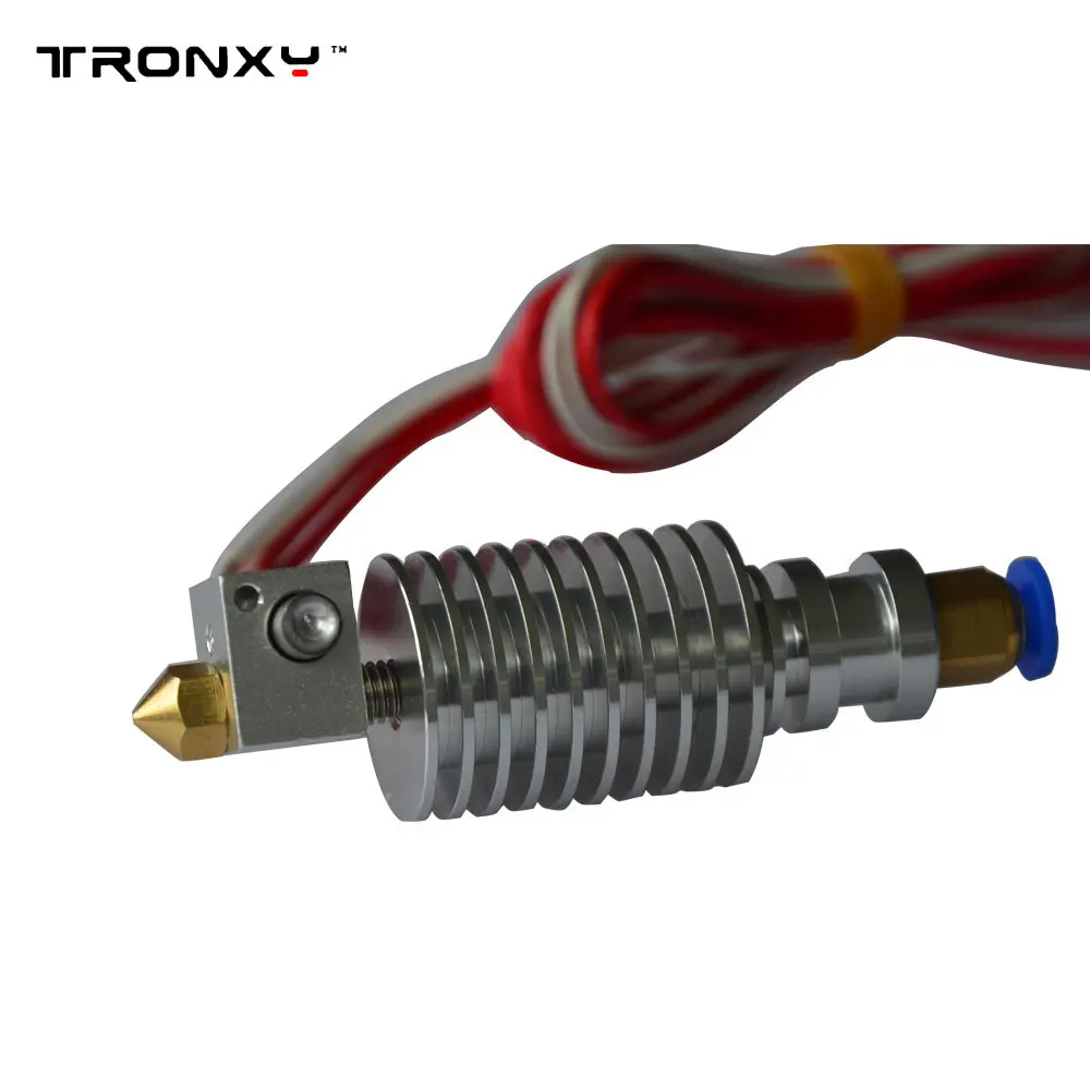 

Tronxy 3D printer parts 0.4mm E3D hotend P802E 3d printer extruder 1.75mm with NTC 100K Thermistor 12V 40W Heating tube prusai3