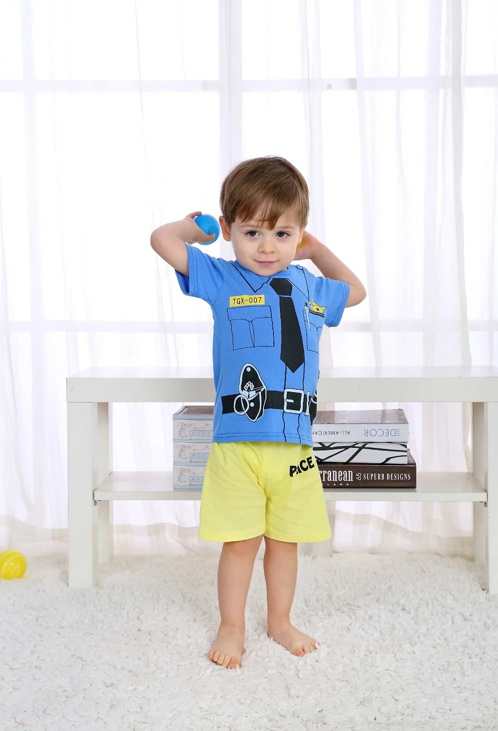 Cotton Boy T-shirt + Shorts Sets