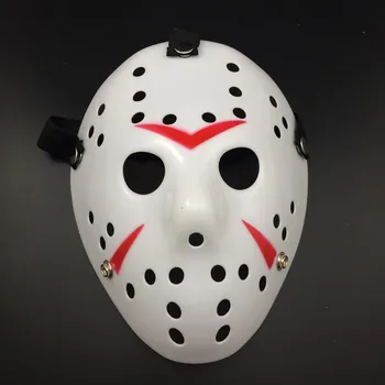 

2016 Hot Halloween Party Cosplay Movie Porous Mask Jason Voorhees Friday The 13th Horror Movie Hockey Mask Gifts Toys in stock