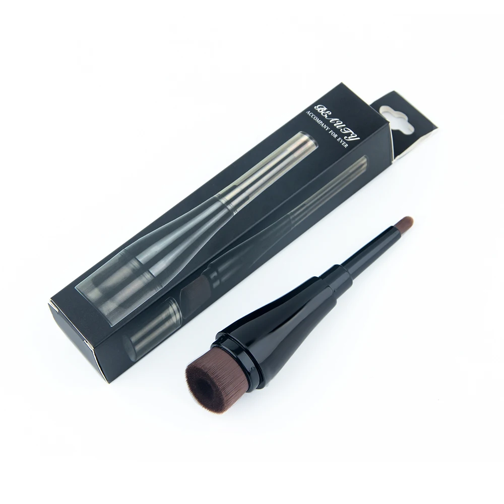

2019 Anmor Double-end Makeup Brushes Synthetic Hair Foundation Concealer Eyebrow Eyeshadow Portable Make Up Brush Cosmetic Tool
