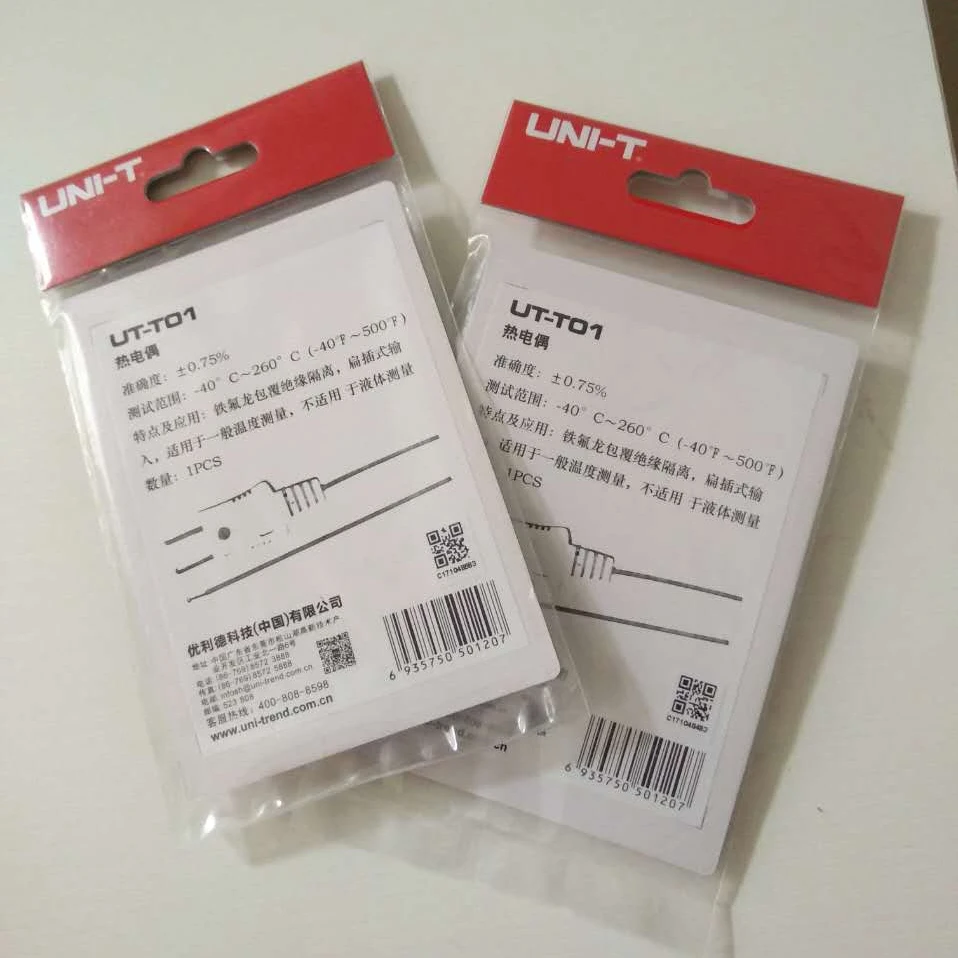 UNI-T Multimeter K-type Temperature Sensor Probe UT-T01 AU seller UNI-T Multimeter K-type Temperature Sensor Probe UT-T01 AU seller
