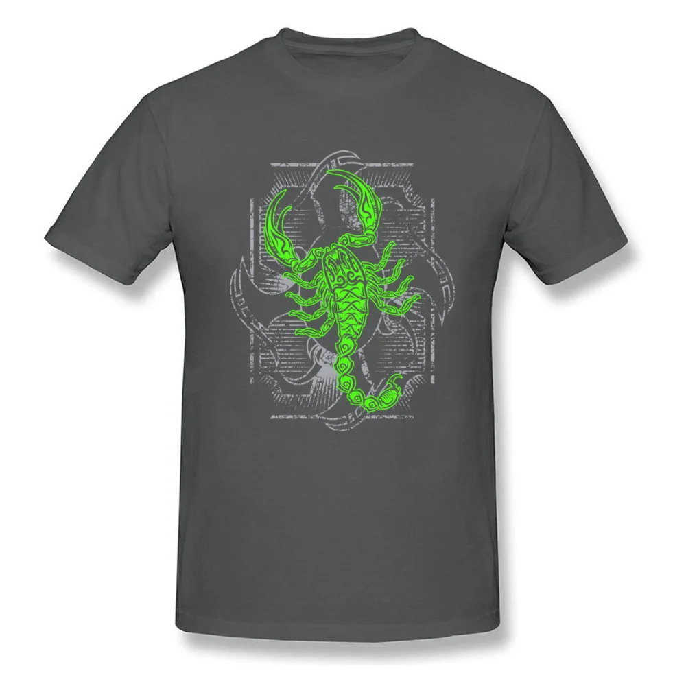 Scorpion Cotton Tops Tees for Male Summer T Shirts Normal Designer O-Neck Clothing Shirt Short Sleeve Free Shipping Scorpion carbon