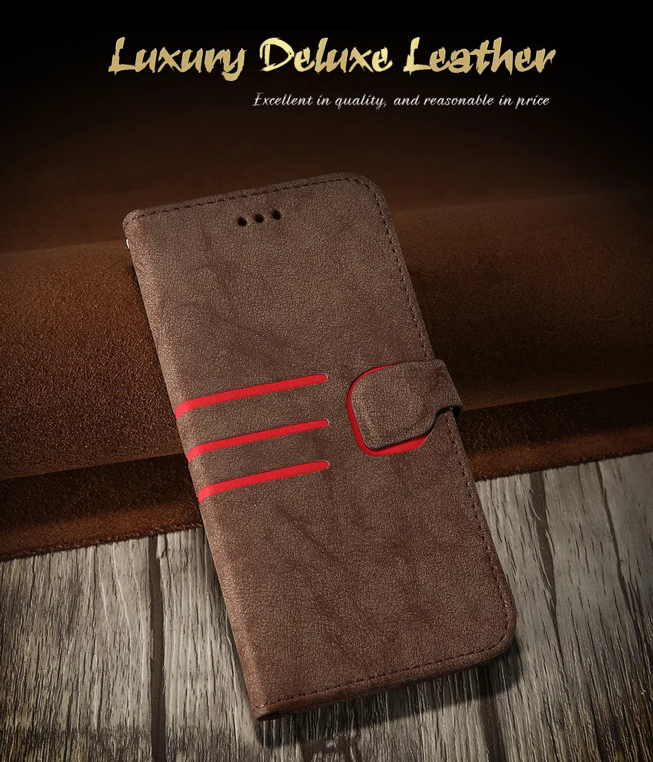 KISSCASE Matte PU Leather Cover For iPhone 6 6s 7 Plus (1)
