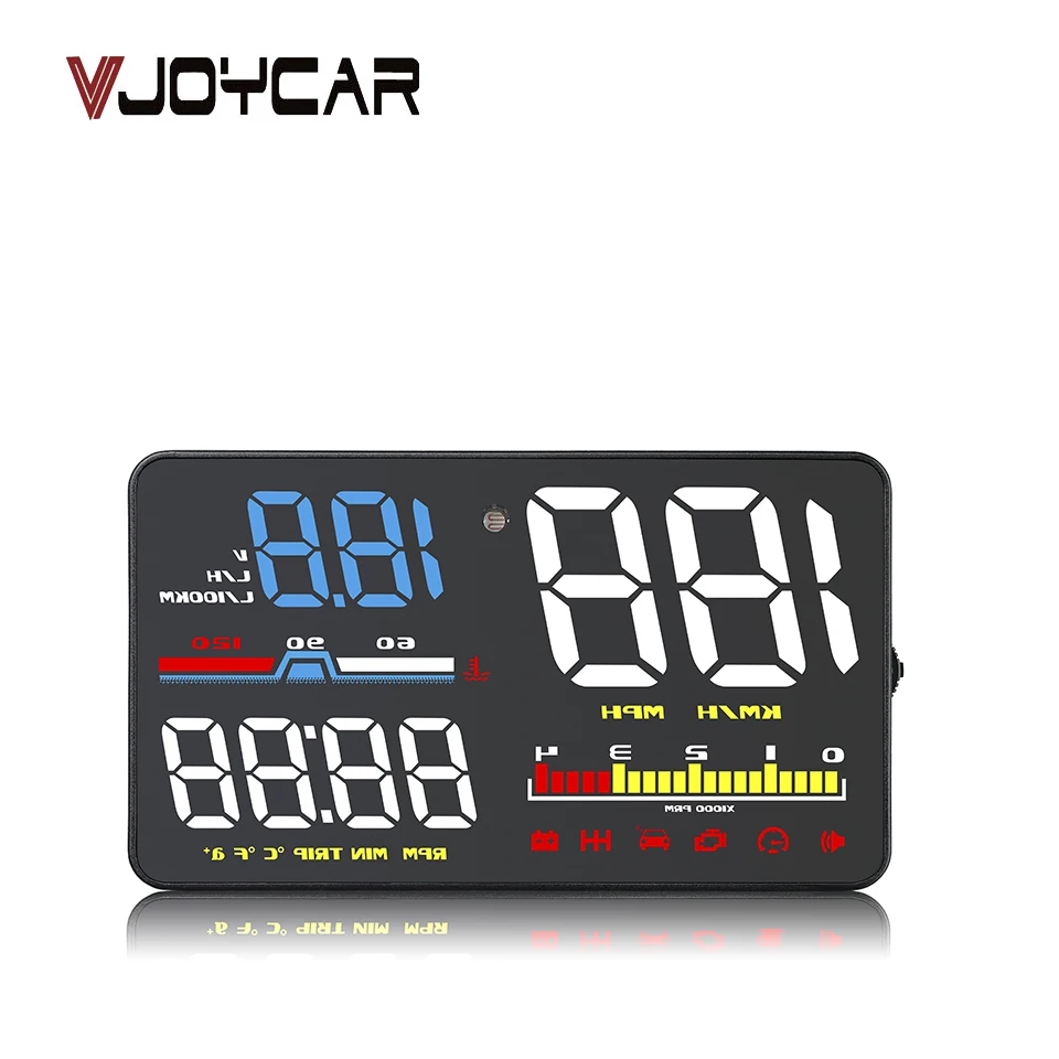 VJOYCAR 2020 Новый D5000 OBD 2 Автомобильный HUD Дисплей Цифровой измеритель скорости