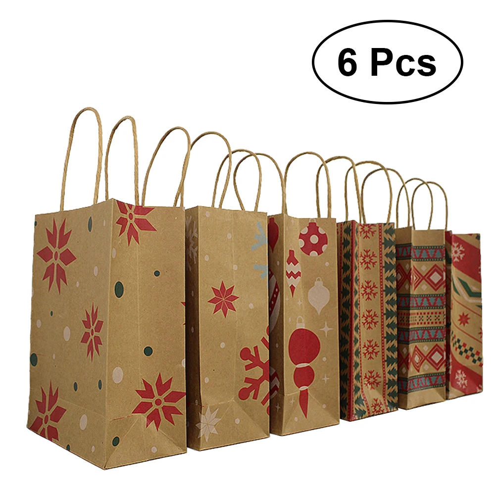 1pcs Gift Bag Lightweight Bearable Kraft Paper High Quality Useful