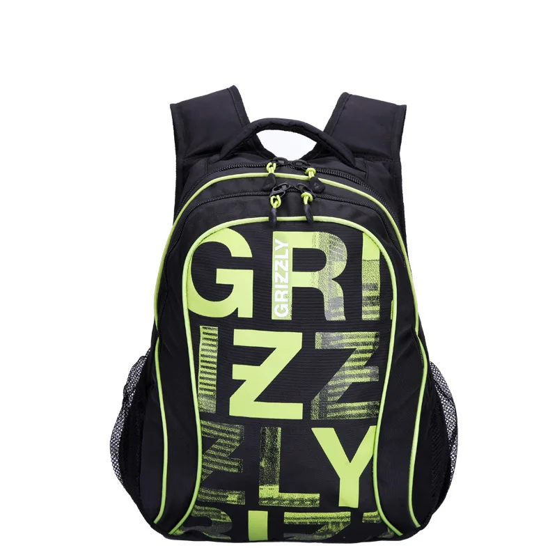 Russian Grizzly Printing font b Backpack b font computer font b laptop b font font b