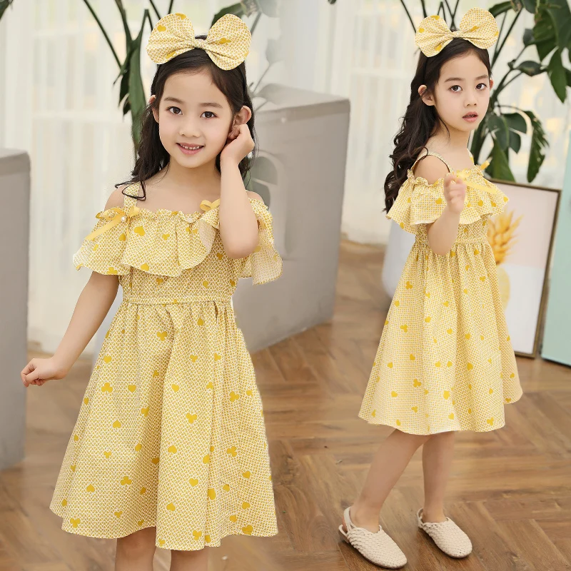 

Cute Baby Girls Princess Dresses Summer Off Shoulder Floral Print Party Costume Toddler Kids Clothes Casual Outfits Vestidos