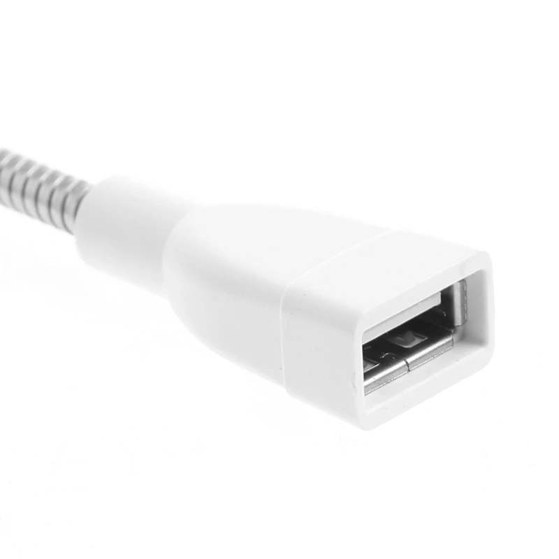 Гибкий металлический шланг питания USB адаптер кабель удлинитель для лампы вентилятор