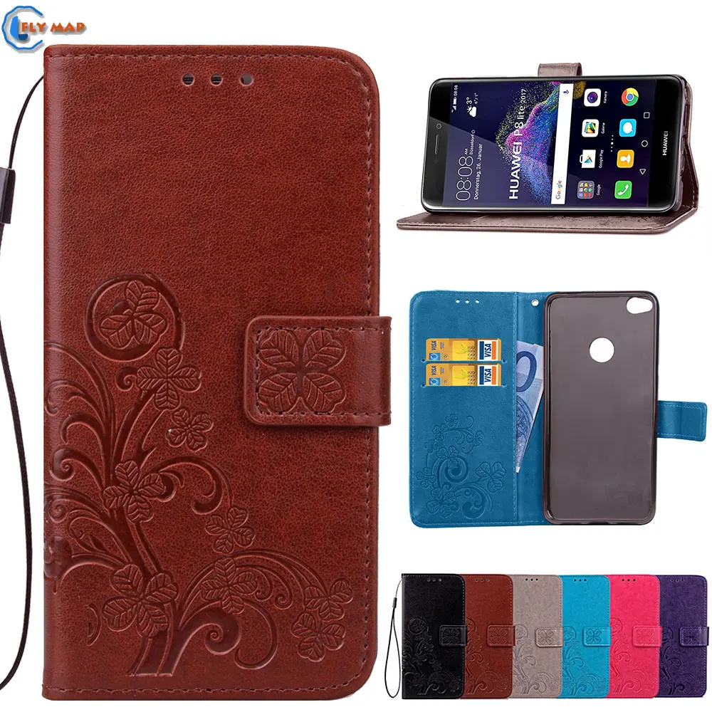 Case For Huawei Honor 8 Lite PRA-LX1 PRA-LA1 PRA-TL10 Flip Wallet Phone Leather Cover Coque For Huawei Honor8 Lite PRA LX1 TL10