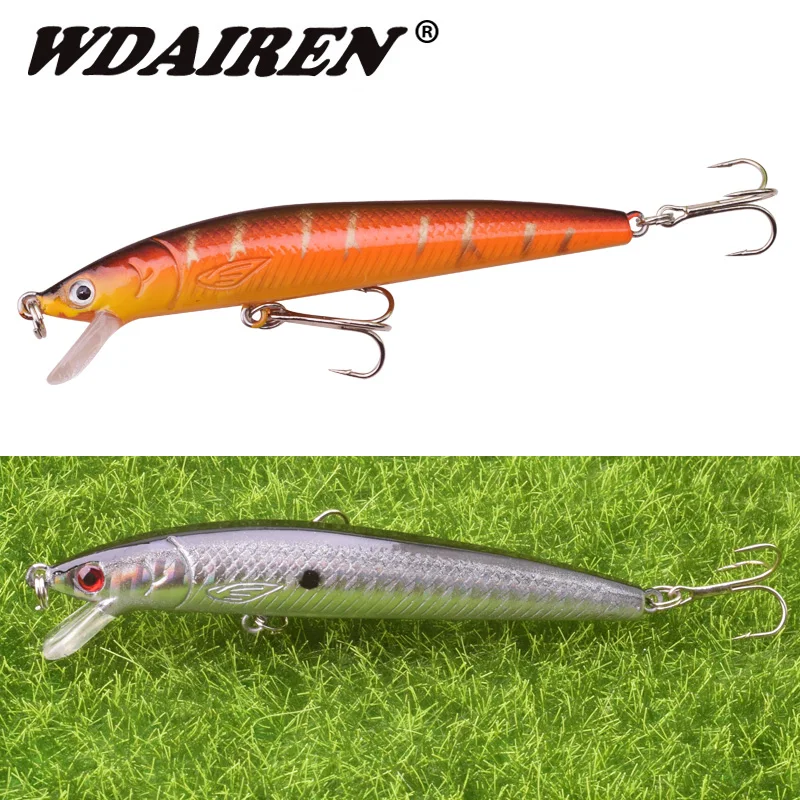 

WDAIREN Fishing Lures Hard Bait 95mm 7.5g Minnow Crank Baits Wobblers Bass Fishing Lure Artificial Bait Pike Carp Lures Swimbait