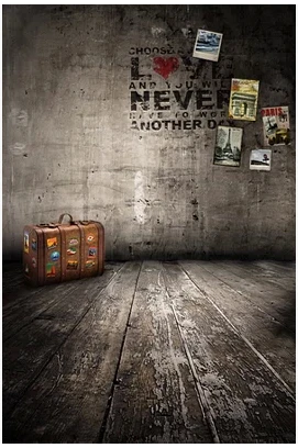 Allenjoy Backdrop For Photographic Studio Brick Wall Graffiti Poster  Suitcase Free Wooden Backgrounds Original Design Photocall - Backgrounds -  AliExpress