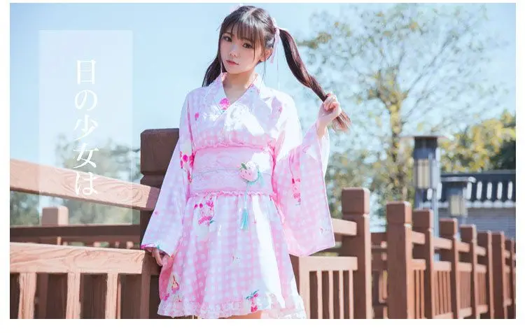 Японское кимоно винтажное Оригинальное традиционное юката юбки с Obi сексуальные костюмы винтажные девушки косплей цветочные кимоно 041804