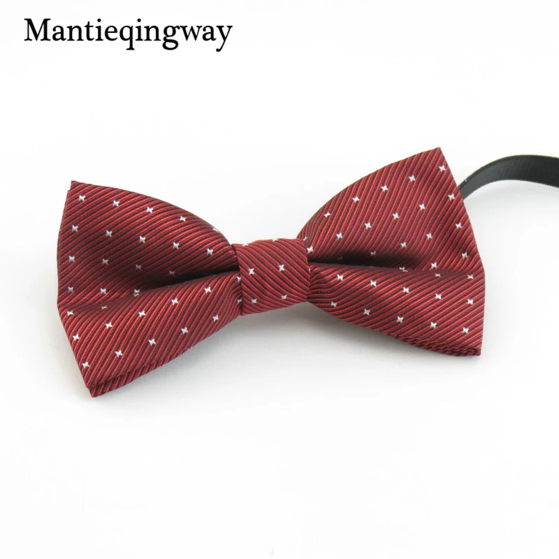 Mantieqingway высокое качество галстук-бабочка для детей Bowties полиэстер бабочкой для Обувь для мальчиков Детские вечерние Gravata тонкий дети