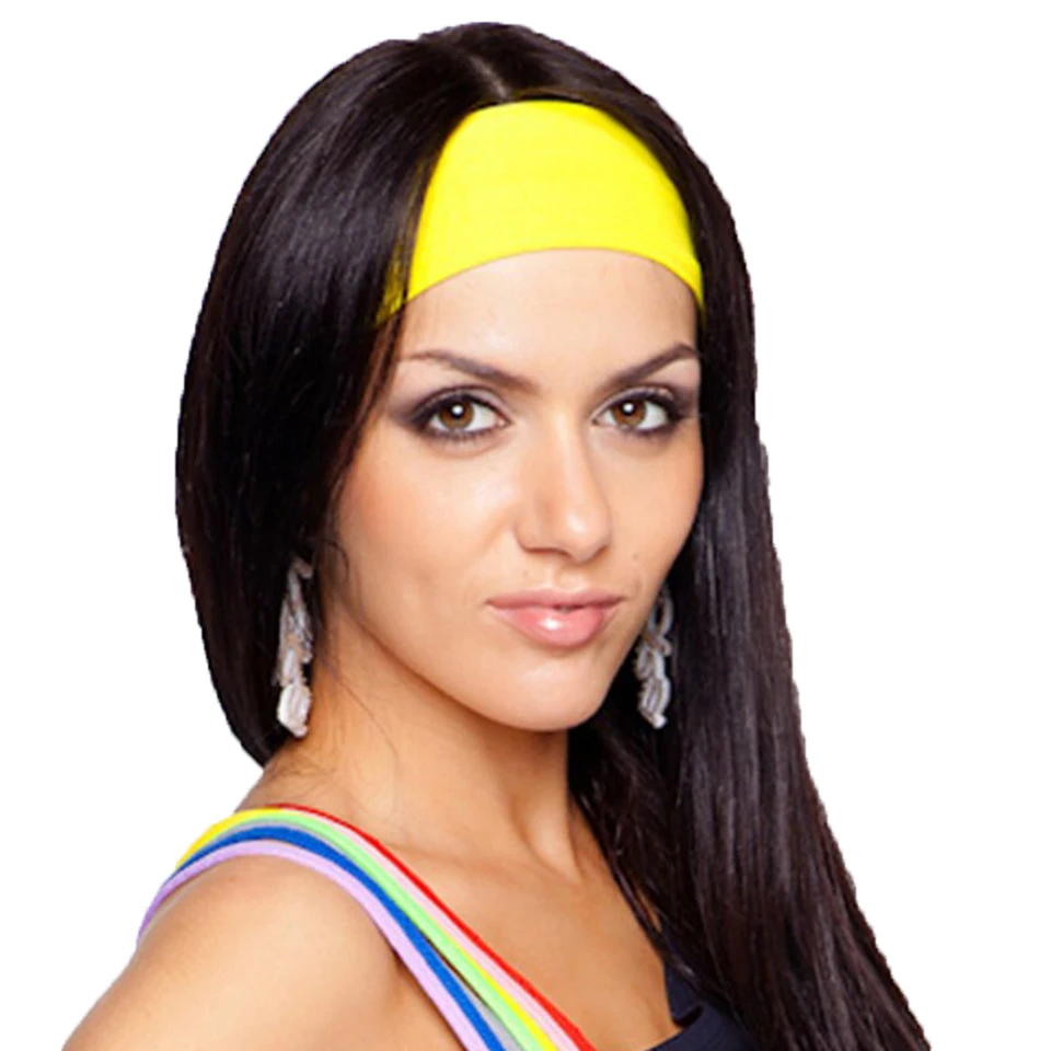 Fashion Elastic Women Headband Dance Biker Wide Headbands For Stretch Ribbon Hairband Girls Hair Accessories |