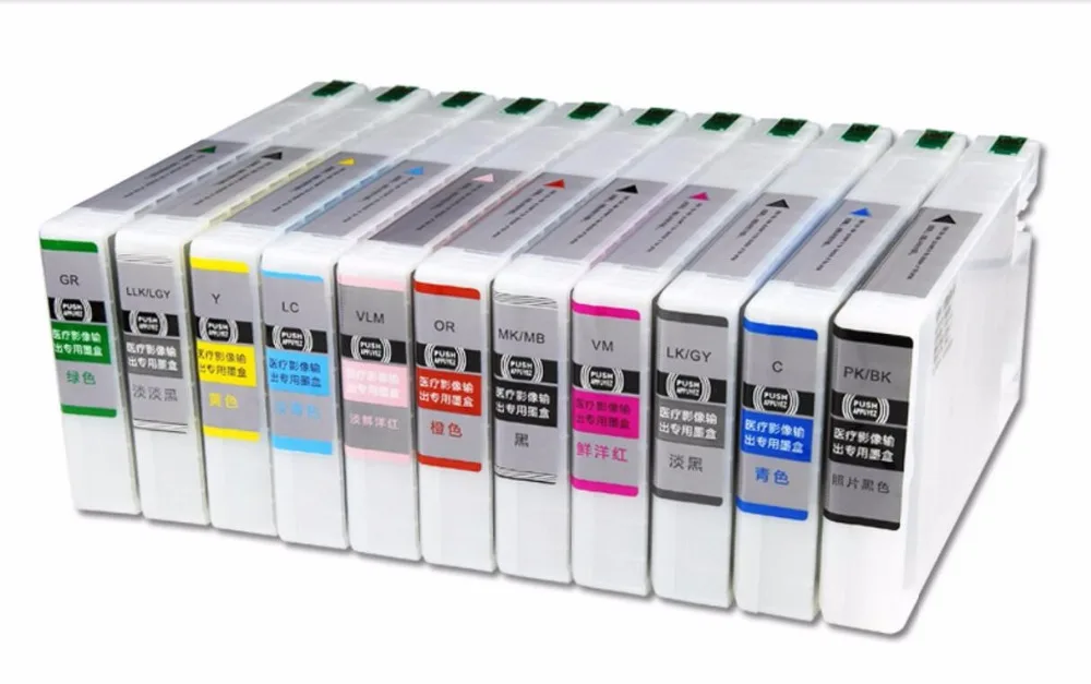 12 шт. новый цветной струйный картридж совместимый с Epson 4910 4900 T655 CT DR X светильник