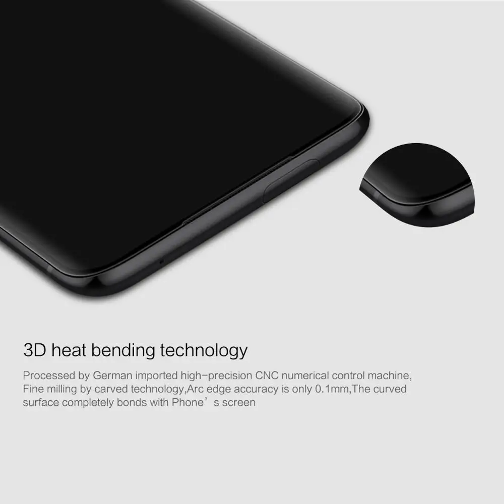 Для OnePlus 7 Pro 7T стекло Nillkin CP + Max полное покрытие 3D закаленное Защита для экрана