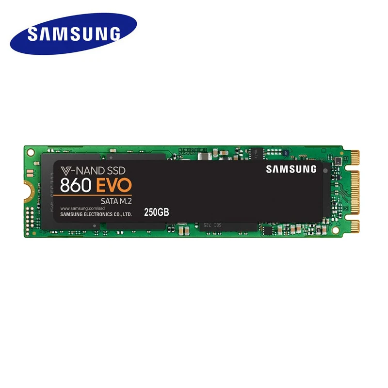 SAMSUNG 1 ТБ SSD 860 EVO M.2 2280 SATA 500 Гб 250 Внутренний твердотельный жесткий диск HDD M2 ноутбука, настольного компьютера, ПК, MLC PCIE M.2