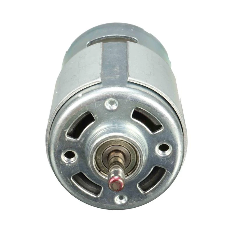 Motor eléctrico de alta velocidad 775 eje redondo bajo ruido DC 12 V Motor de Torque grande 12000 RPM rodamiento de bolas herramientas Motor eléctrico de alta velocidad 775 eje redondo bajo ruido DC 12 V Motor de Torque grande 12000 RPM rodamiento de bolas herramientas