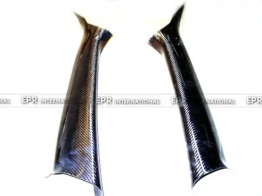 

Carbon Fiber AC Pillar Covers Car Styling Accessories For Evolution 10