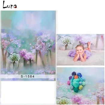 

MEHOFOTO Floral Vinyl Photography Background For Children Flower New Fabric Flannel Background For Newborn photo studio 1584