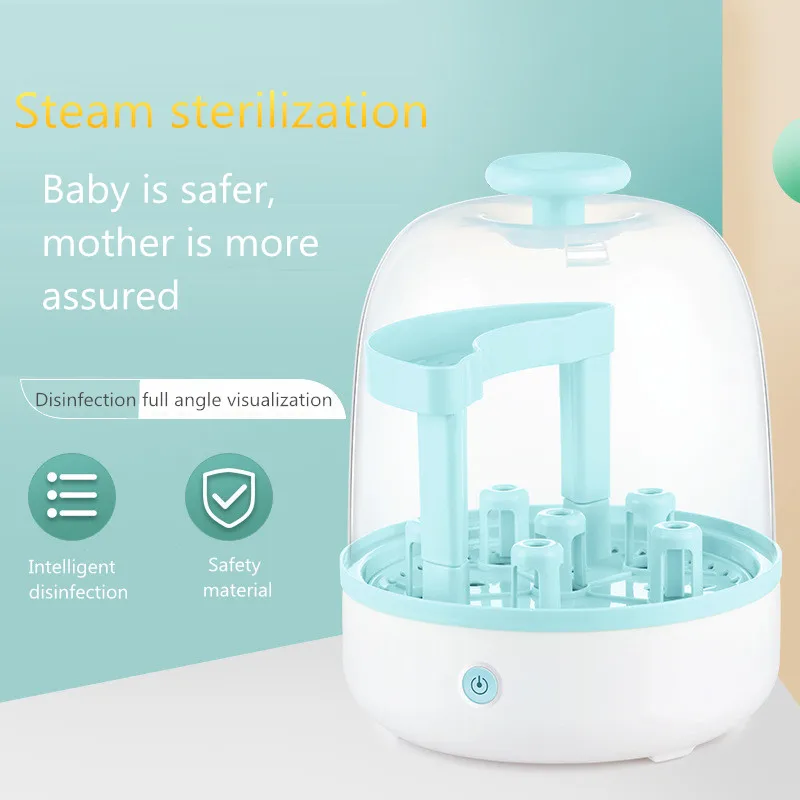  Baby Feeding Sterilizer Baby Bottle Warmer Multifunctional UV Sterilization 220V Health Tableware T