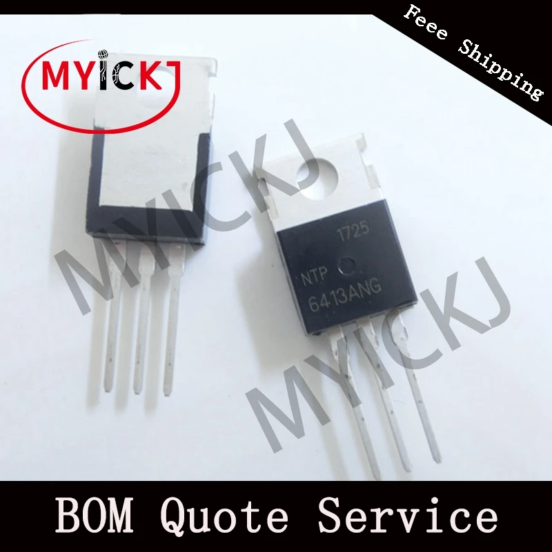 5 шт. NTP6413ANG MOSFET N-CH 100V 42A TO-220AB IC-CHIP