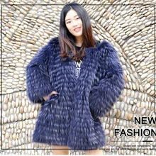 CX-G-A-34, зимнее женское пальто из настоящего меха енота, меховая одежда, женская меховая верхняя одежда, пальто