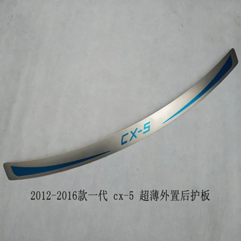 

Car Styling For Mazda Cx-5 Cx5 Cx 5 2013 2014 2015 2016 Stainless Steel Rear Bumper Sill Protector Ultra Thin Trunk Trim