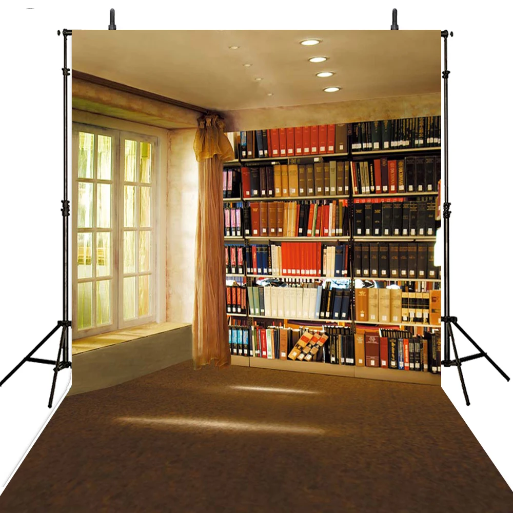 

Books Photography Backdrops Vinyl Backdrop For Photography Library Background For Photo Studio Foto Achtergrond