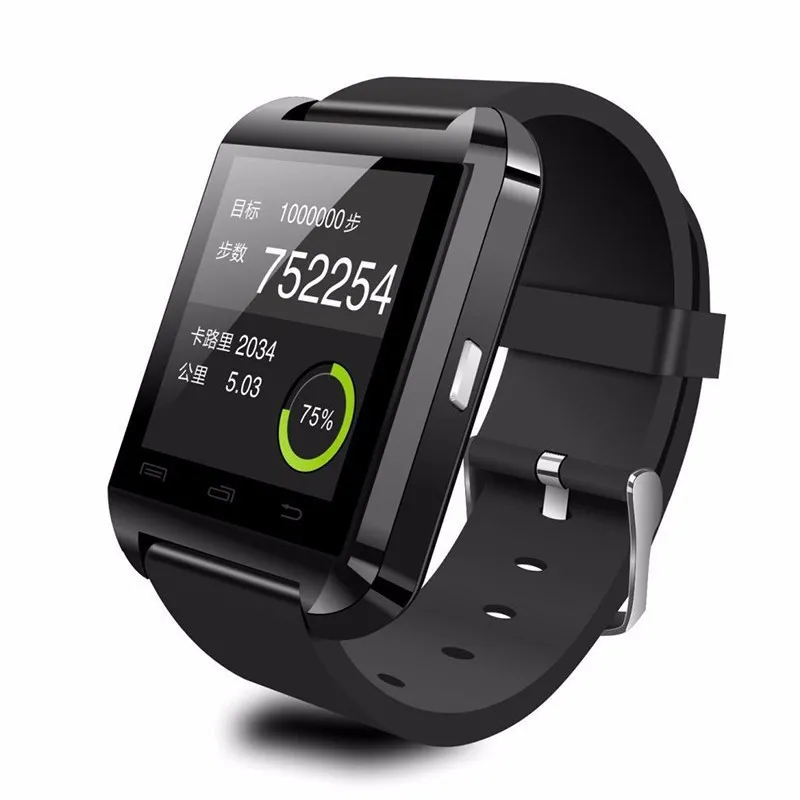 U8 Bluetooth font b Smart b font font b Watch b font WristWatch for Smartphone Samsung