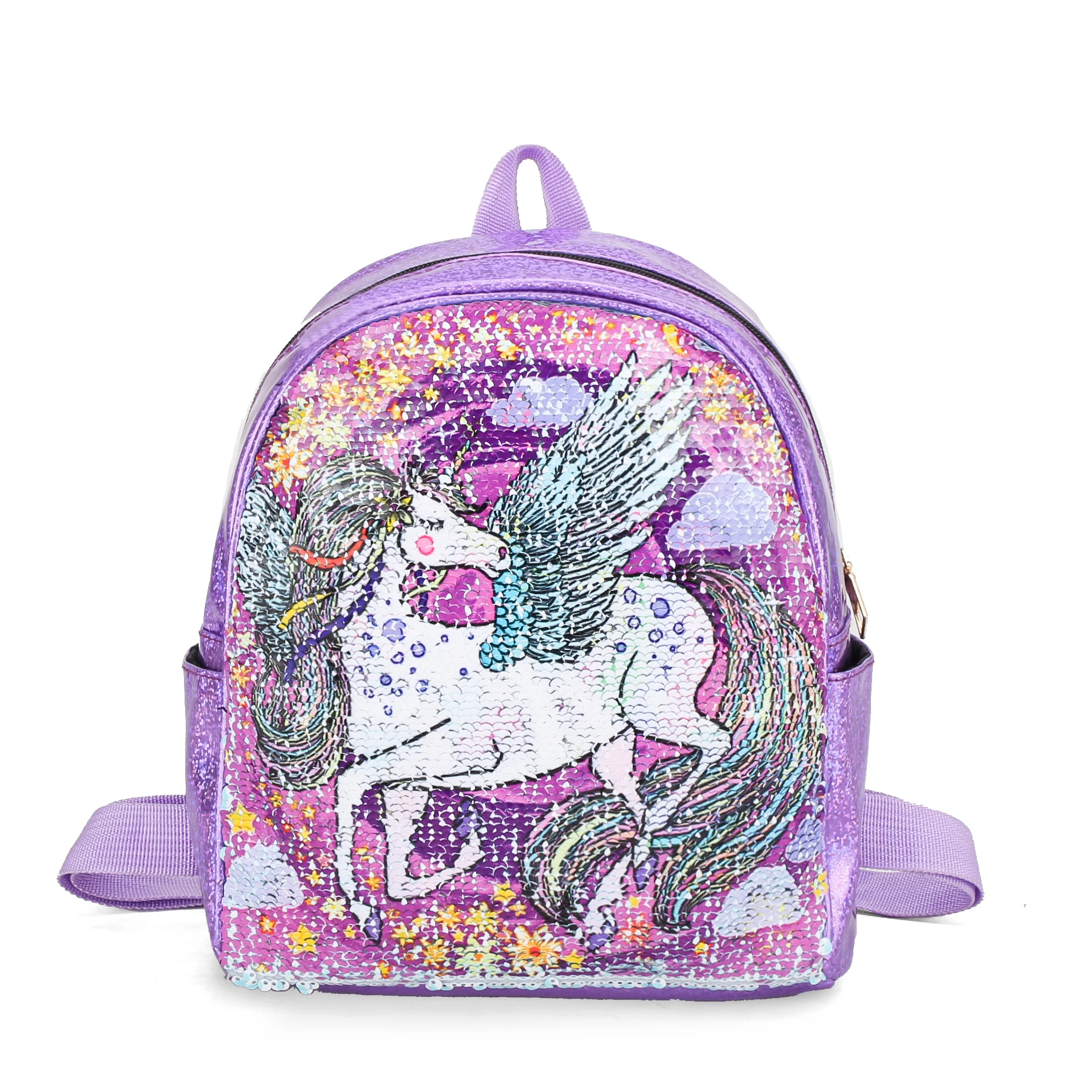 sequin unicorn backpack