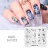 1pc Nail Stamping Plate Nail Art Design Stamping Template Geometric Pattern Image Stencil Plate For DIY Nail Art Decoration 4