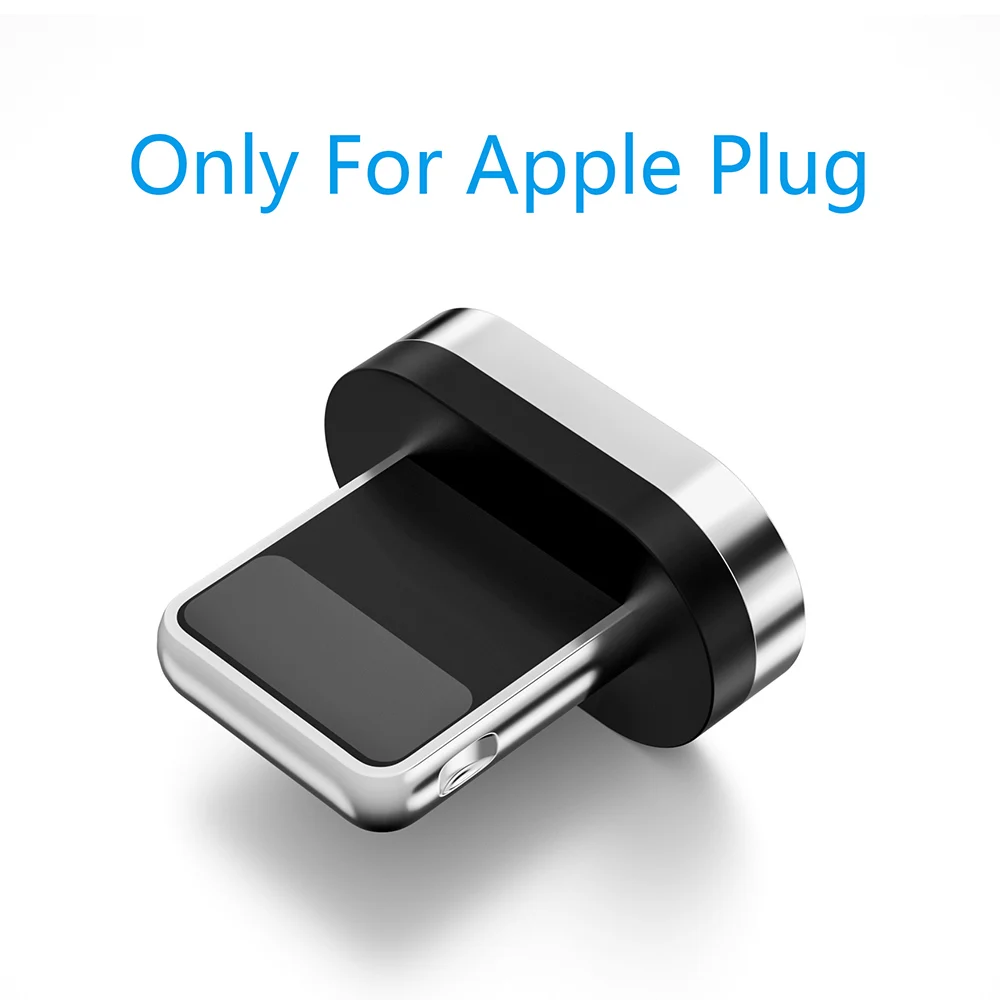 Магнитный зарядный Micro USB кабель MANTIS для iPhone samsung 3 в 1, кабель type C, 3 А, кабель для быстрой зарядки и передачи данных, магнитный шнур, зарядное устройство - Цвет: Only Apple Plug