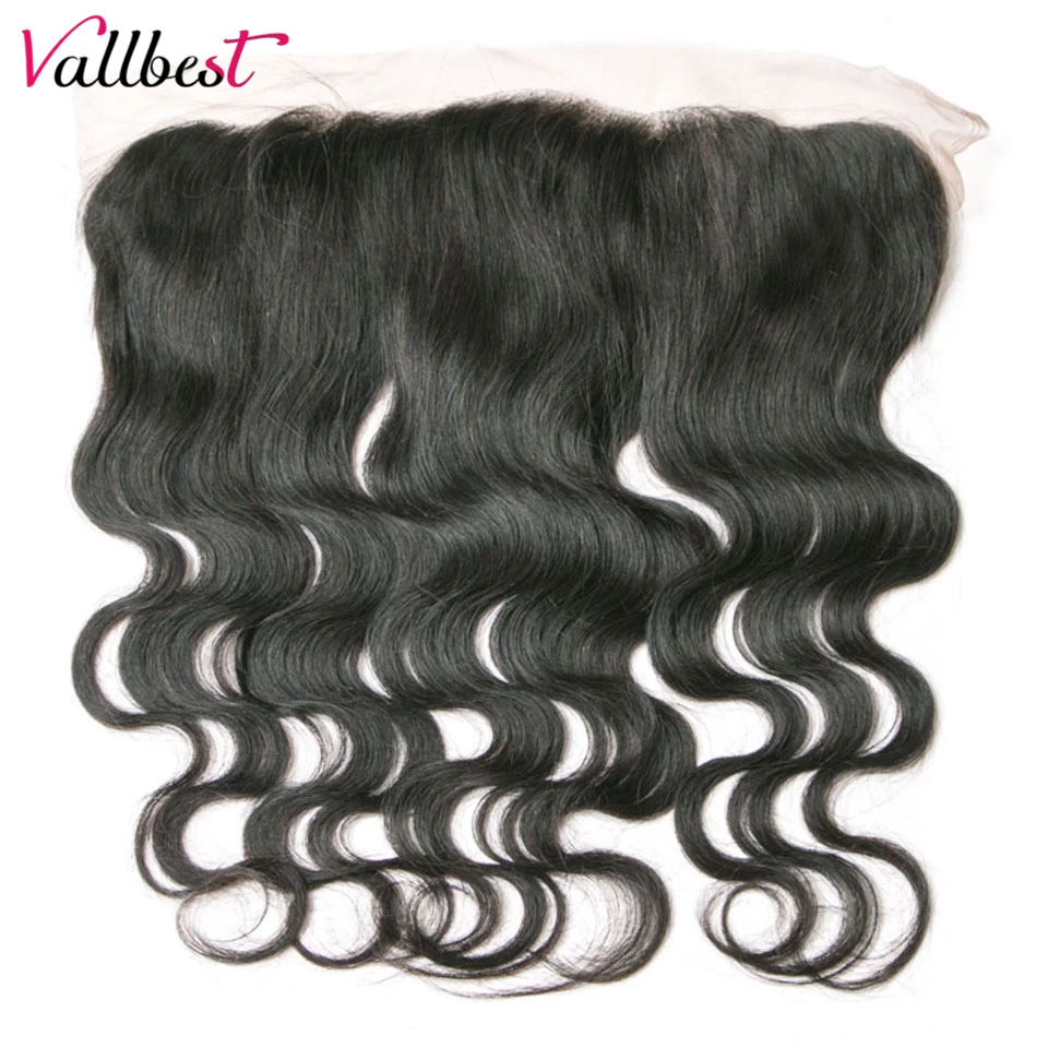 

Vallbest Brazilian Body Wave Lace Frontal Closure 100% Human Hair Closure Remy Lace Closure With Baby Hair Pre Plucked Free Ship