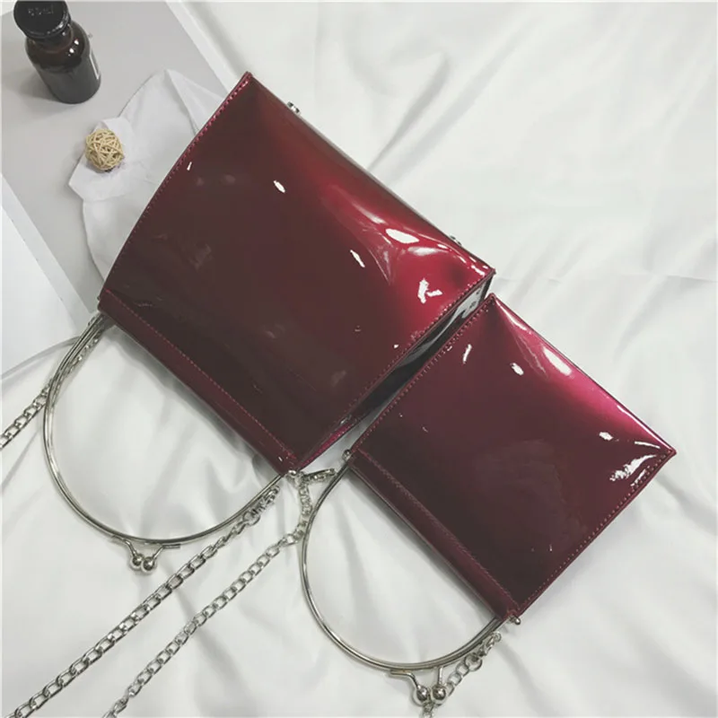 العلامة التجارية الأزياء براءات الاختراع والجلود حقيبة كليب شبه منحرف حقيبة ساع حقيبة يد فاخرة للنساء حقيبة كتف ملابس علوية مميزة-التعامل م... العلامة التجارية الأزياء براءات الاختراع والجلود حقيبة كليب شبه منحرف حقيبة ساع حقيبة يد فاخرة للنساء حقيبة كتف ملابس علوية مميزة-التعامل م...