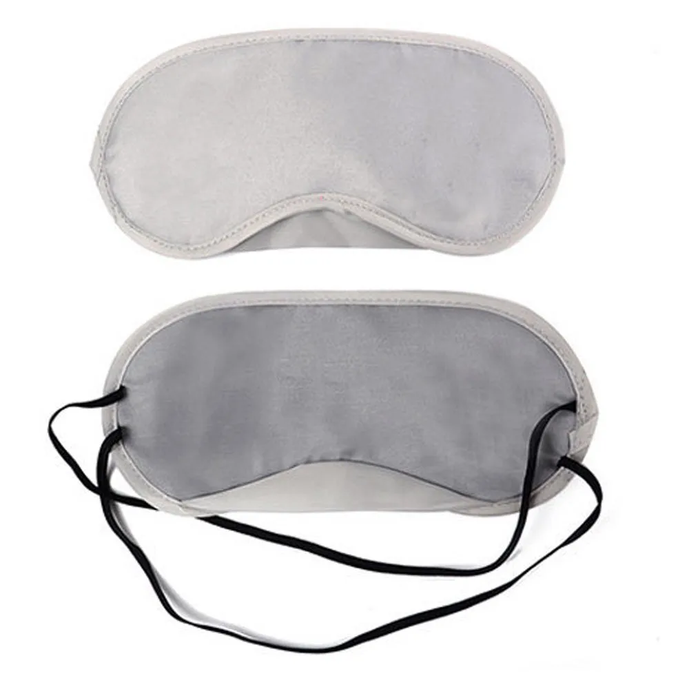 Пылезащитный чехол для сна вокруг глаз 1 шт. чистый шелк маска для сна для глаз мягкий тент чехол для путешествий Расслабление помощь путешествия Защита от пыли для глаз#3 - Цвет: G