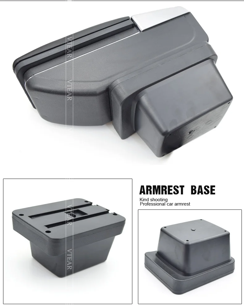 Vtear для Chery Tiggo 2 3X аксессуары подлокотник автомобильный ящик для хранения вращающийся интерьер кожа ABS подлокотник автомобиля-Стайлинг украшения
