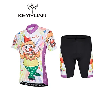

KEYIYUAN autumn and winter new bike children's clothing short-sleeved children's men and women mountain bike breathable sportswe
