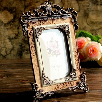 

Palace Resin Vintage Photo Frame Stereo Photo Frame Home Decor Shabby Chic 6 Inch