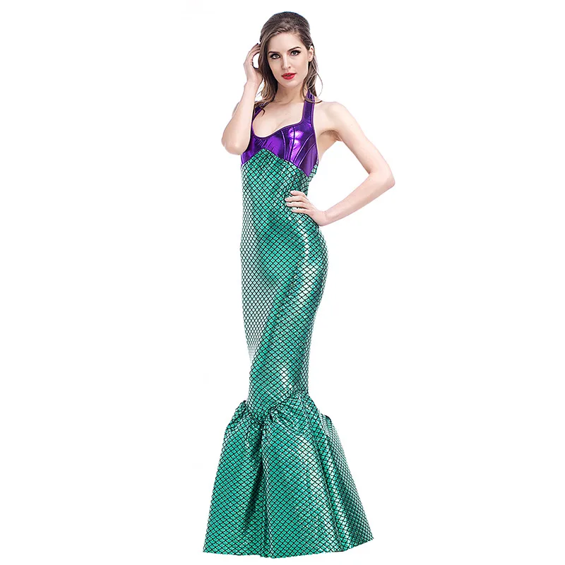 

Sexy Mermaid Costume Women Cosplay Halloween Costume For Adult Carnival Party Fancy Dress