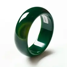 Чистый природный зеленый агат браслет с халцедоном Дамская мода темперамент ювелирные изделия аксессуары из драгоценных камней подарки оптом