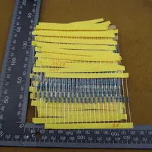 +Total 600pcs 1% 1/4W Metal Film Resistor Assorted Kit 30 Values (10 Ohm ~1M Ohm) ,20pcs Each value #30145