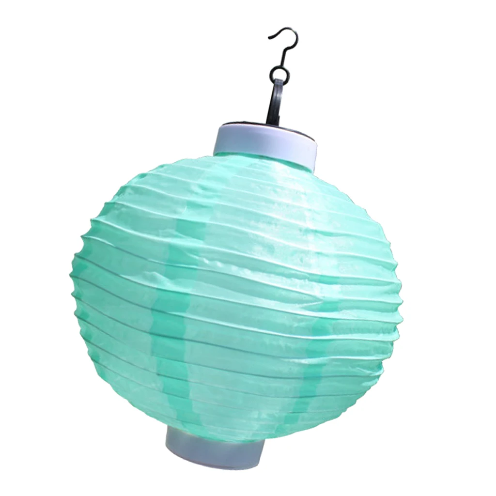 Red/ Purple/ Blue/ Green Solar Power LED Light Garden Path Yard Decor Lamp Outdoor Walkway Summer Decor Waterproof Nylon Fabric